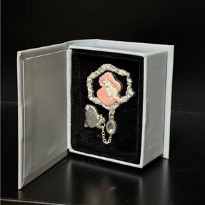 Disney Princess Ariel The Little Mermaid Dangle Pin - Storybook Box Disney Pin